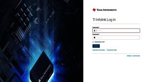 infolink ti|Passcode.ti.com :: Log In.